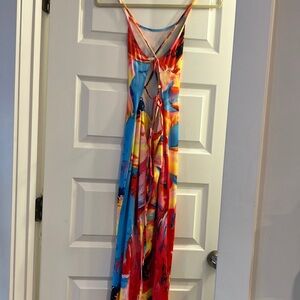 SHEIN Colorful Maxi Dress